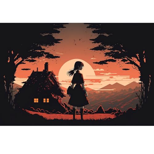 1000-teilige Puzzles für Erwachsene Kinder, Halloween Mädchen, Farbenfrohes Legespiel, Pädagogisches Spiel Herausforderung Spielzeug, Impossible Geschicklichkeitsspiel für die Ganze Familie 1000-teilige Puzzles für Erwachsene Kinder, Halloween Mädchen, Farbenfrohes Legespiel, Pädagogisches Spiel Herausforderung Spielzeug, Impossible Geschicklichkeitsspiel für die Ganze Familie von Generisch