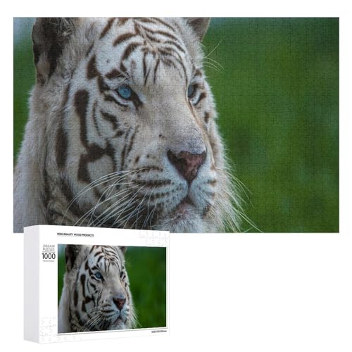 1000-teiliges Lindenholz-Tiger-Puzzle, für Lernspaß, Erwachsene und Kinder von Generisch
