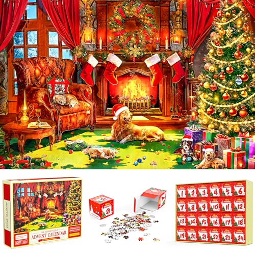 1008 Teile Jigsaw Puzzles für Erwachsene, Adventskalender 2024 Puzzle mit 24 Boxen, 70 x 50 cm Countdown zum Weihnachten Jigsaw Puzzles, Weihnachts Geschenk 1008 Teile Jigsaw Puzzles für Erwachsene, Adventskalender 2024 Puzzle mit 24 Boxen, 70 x 50 cm Countdown zum Weihnachten Jigsaw Puzzles, Weihnachts Geschenk von Generisch