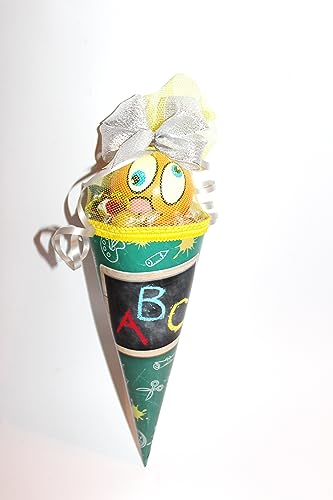 101680 gefüllte Mini Schultüte ABC 22cm mit Smile Ball Geschwistertüte Geschenk zum Schulanfang Ausbildung Studium 101680 gefüllte Mini Schultüte ABC 22cm mit Smile Ball Geschwistertüte Geschenk zum Schulanfang Ausbildung Studium von Generisch
