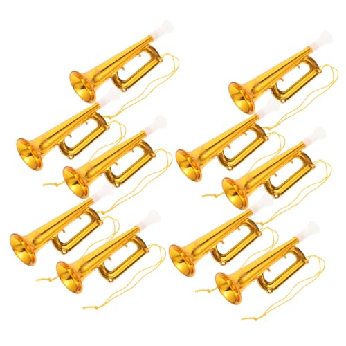 10pcs Kleinkind Baby Musical Spielzeug Trompeten Spielzeug Set Lustige Trompete Modelle Für Kinder Bühne Leistung Requisiten von Generisch