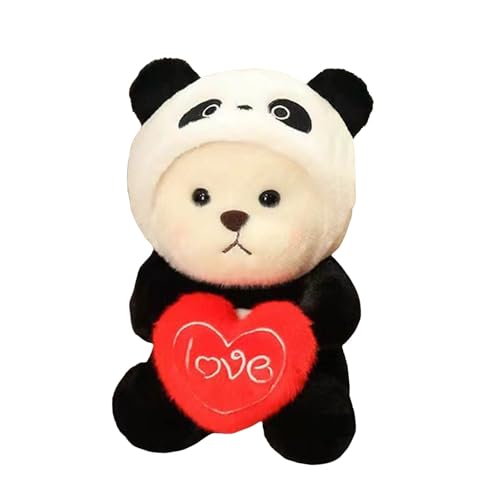11/16 Zoll Bärenkissen zum Valentinstag, weiches Stofftier, süßer Herzbär, zum Umarmen, Heimdekoration, Geschenk für Kinder jeden Alters, Freundinnen, Exquisite Geschenktüte mit Lichtern, (Black, B) 11/16 Zoll Bärenkissen zum Valentinstag, weiches Stofftier, süßer Herzbär, zum Umarmen, Heimdekoration, Geschenk für Kinder jeden Alters, Freundinnen, Exquisite Geschenktüte mit Lichtern, (Black, B) von Generisch