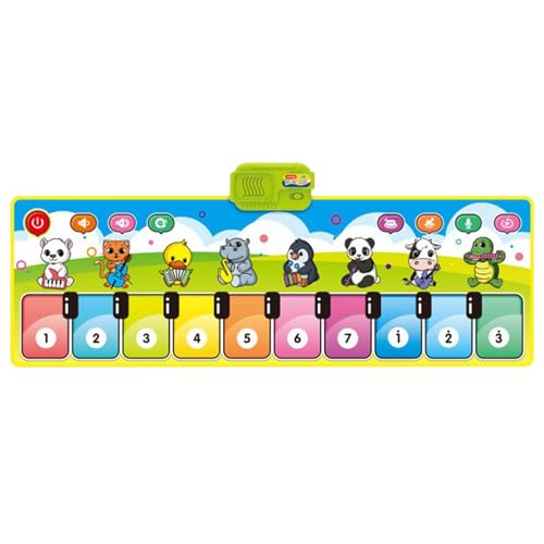 110 X 36 cm Musikmatte ABS Klaviermatte Bodenspielmatte Early Learning Electronic Toys Musical Teppich Elektronische Tanzmatte Elektronikmusik Teppich Mit Mehreren Instrumentenmodi von Generisch