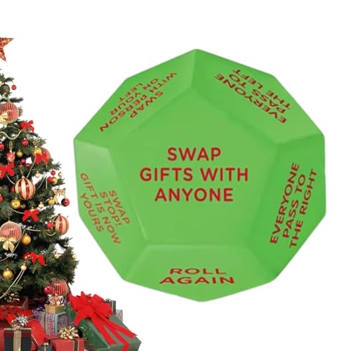12 Seiten Würfeltauschspiel, Weihnachtswürfelspiel,Weihnachtswürfel-Brettspiel | Weihnachtsaustausch-Würfelspiel für Zuhause, Dating, Reisen 12 Seiten Würfeltauschspiel, Weihnachtswürfelspiel,Weihnachtswürfel-Brettspiel | Weihnachtsaustausch-Würfelspiel für Zuhause, Dating, Reisen von Generisch