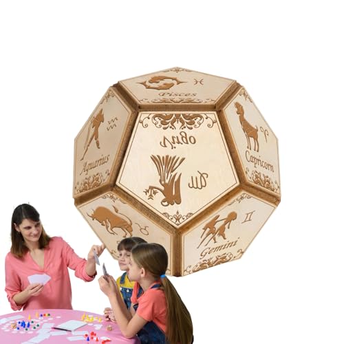 12-Seitiger Holz-Entscheidungswürfel, 12-Seitiger Würfel Polyhedral Dice, 8x7cm Entscheidungsspiel Mit Polyeder-Würfeln, Tisch-Entscheidungshilfe Für Partyspiele, Unterrichtsvorführungen 12-Seitiger Holz-Entscheidungswürfel, 12-Seitiger Würfel Polyhedral Dice, 8x7cm Entscheidungsspiel Mit Polyeder-Würfeln, Tisch-Entscheidungshilfe Für Partyspiele, Unterrichtsvorführungen von Generisch