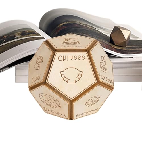 12-Seitiger Holz-Entscheidungswürfel, 12-Seitiger Würfel Polyhedral Dice, 8x7cm Entscheidungsspiel Mit Polyeder-Würfeln, Tisch-Entscheidungshilfe Für Partyspiele, Unterrichtsvorführungen 12-Seitiger Holz-Entscheidungswürfel, 12-Seitiger Würfel Polyhedral Dice, 8x7cm Entscheidungsspiel Mit Polyeder-Würfeln, Tisch-Entscheidungshilfe Für Partyspiele, Unterrichtsvorführungen von Generisch