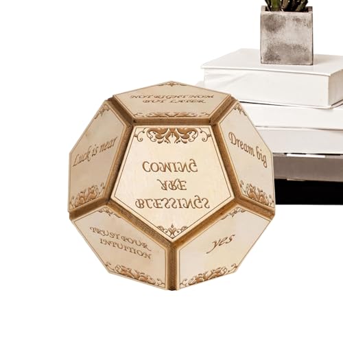 12-Seitiger Holz-Entscheidungswürfel, 12-Seitiger Würfel Polyhedral Dice, 8x7cm Entscheidungsspiel Mit Polyeder-Würfeln, Tisch-Entscheidungshilfe Für Partyspiele, Unterrichtsvorführungen 12-Seitiger Holz-Entscheidungswürfel, 12-Seitiger Würfel Polyhedral Dice, 8x7cm Entscheidungsspiel Mit Polyeder-Würfeln, Tisch-Entscheidungshilfe Für Partyspiele, Unterrichtsvorführungen von Generisch