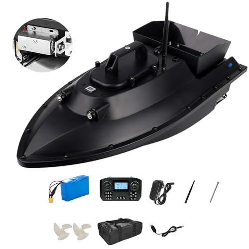 12 V GPS Auto Return Angelboot mit elektromagnetischem Abhaken, 18000 mAh Akku, Fernbedienung, 3 Geschwindigkeiten einstellbar für einfaches Ziehen des Netzes und 2,5 kg Tragkraft 12 V GPS Auto Return Angelboot mit elektromagnetischem Abhaken, 18000 mAh Akku, Fernbedienung, 3 Geschwindigkeiten einstellbar für einfaches Ziehen des Netzes und 2,5 kg Tragkraft von Generisch
