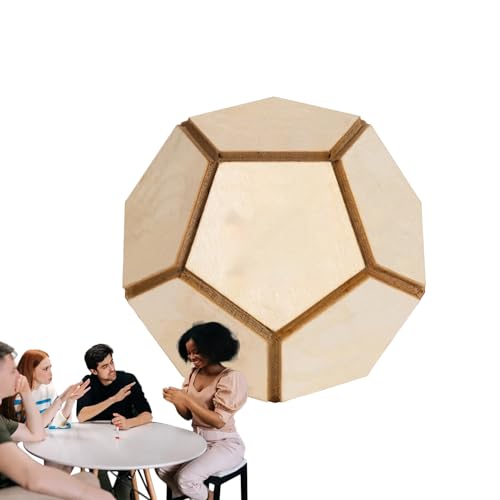 12 -seitiger Würfel - Holzwürfel Set | 8x7cm Entscheidungsträger für Brettspiele | Vielseitiger Holzspiel Würfel | Spaß beim Rollenspiel Accessoires | Tdecision Dice 12 Seite | Polyedrale Spiel 12 -seitiger Würfel - Holzwürfel Set | 8x7cm Entscheidungsträger für Brettspiele | Vielseitiger Holzspiel Würfel | Spaß beim Rollenspiel Accessoires | Tdecision Dice 12 Seite | Polyedrale Spiel von Generisch