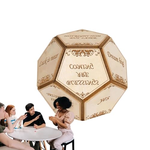 12 -seitiger Würfel - Holzwürfel Set | 8x7cm Entscheidungsträger für Brettspiele | Vielseitiger Holzspiel Würfel | Spaß beim Rollenspiel Accessoires | Tdecision Dice 12 Seite | Polyedrale Spiel 12 -seitiger Würfel - Holzwürfel Set | 8x7cm Entscheidungsträger für Brettspiele | Vielseitiger Holzspiel Würfel | Spaß beim Rollenspiel Accessoires | Tdecision Dice 12 Seite | Polyedrale Spiel von Generisch