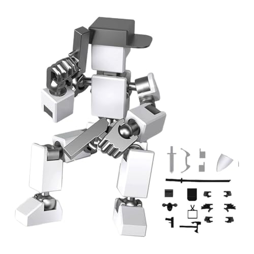 13 Roboter Actionfigur mit mehreren Zubehörteilen Mini Ganzkörper Mechanisch Bewegliche Spielzeugmontage Abgeschlossene Actionfigur Schnuller Schreibtisch Dekoration Geschenke für Ihn 13 Roboter Actionfigur mit mehreren Zubehörteilen Mini Ganzkörper Mechanisch Bewegliche Spielzeugmontage Abgeschlossene Actionfigur Schnuller Schreibtisch Dekoration Geschenke für Ihn von Generisch
