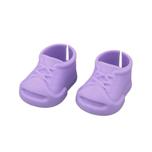 15/17cm Puppenschuhe, Kunststoff Mini Finger Schuhe Kleidung Zubehör mit Puppenzubehör Kompatibel mit 6,9 Zoll Blind Box Puppen 15/17cm Puppenschuhe, Kunststoff Mini Finger Schuhe Kleidung Zubehör mit Puppenzubehör Kompatibel mit 6,9 Zoll Blind Box Puppen von Generisch