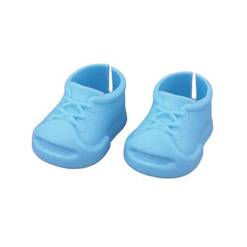 15/17cm Puppenschuhe, Kunststoff Mini Finger Schuhe Kleidung Zubehör mit Puppenzubehör Kompatibel mit 6,9 Zoll Blind Box Puppen 15/17cm Puppenschuhe, Kunststoff Mini Finger Schuhe Kleidung Zubehör mit Puppenzubehör Kompatibel mit 6,9 Zoll Blind Box Puppen von Generisch