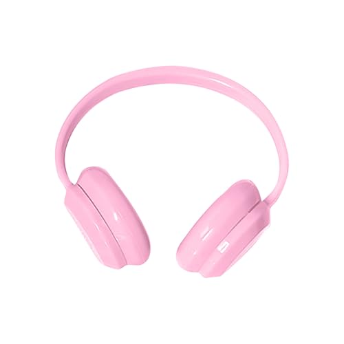 17 cm Puppenzubehör, Miniatur-Kopfhörer, Puppen-Anzieh-Headset, Spielzeug-Kostümzubehör für Fotografie-Requisiten Und Kreative 3D-Modell-Styling (Rosa) von Generisch