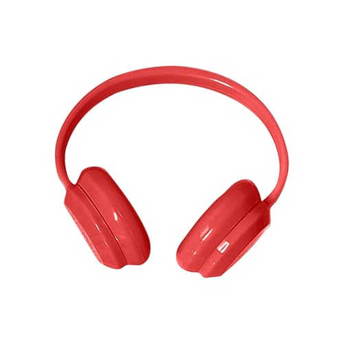 17 cm Puppenzubehör, Miniatur-Kopfhörer, Puppen-Anzieh-Headset, Spielzeug-Kostümzubehör für Fotografie-Requisiten Und Kreative 3D-Modell-Styling (Rot) von Generisch