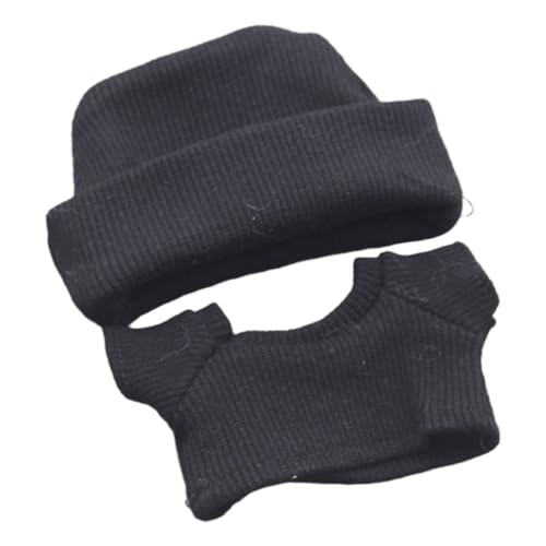 17cm Puppenkleidung mit Hut Strickmütze Top Puppenkleidung für 17cm Puppenzubehör Outfits (A, One Size) von Generisch