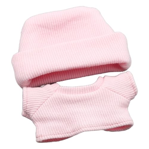 17cm Puppenkleidung mit Hut Strickmütze Top Puppenkleidung für 17cm Puppenzubehör Outfits (F, One Size) von Generisch