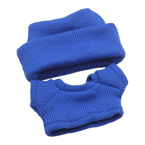 17cm Puppenkleidung mit Hut Strickmütze Top Puppenkleidung für 17cm Puppenzubehör Outfits (J, One Size) von Generisch