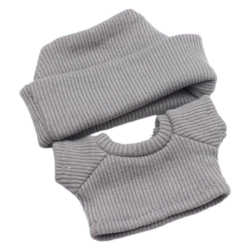 17cm Puppenkleidung mit Hut Strickmütze Top Puppenkleidung für 17cm Puppenzubehör Outfits (K, One Size) von Generisch