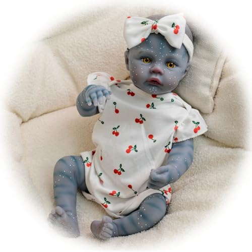 18 Zoll Reborn Baby Puppen Realistische Av-ATAR Handgefertigt Bemalt Weiches Vi-NYL Silikon Lebensechte Neugeborenen Babypuppe Kleinkind Spielzeug für Geburtstage und Weihnachten 18 Zoll Reborn Baby Puppen Realistische Av-ATAR Handgefertigt Bemalt Weiches Vi-NYL Silikon Lebensechte Neugeborenen Babypuppe Kleinkind Spielzeug für Geburtstage und Weihnachten von Generisch