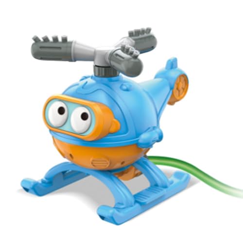 2-In-1 Water Spray Sprinkler Toy, Helicopter-Shaped Outdoor Sprinkler, Rotating Cartoon Copter Design, Sturdy Acrylic Build, Cool Off with Versatility, Effortless Watering 2-In-1 Water Spray Sprinkler Toy, Helicopter-Shaped Outdoor Sprinkler, Rotating Cartoon Copter Design, Sturdy Acrylic Build, Cool Off with Versatility, Effortless Watering von Generisch