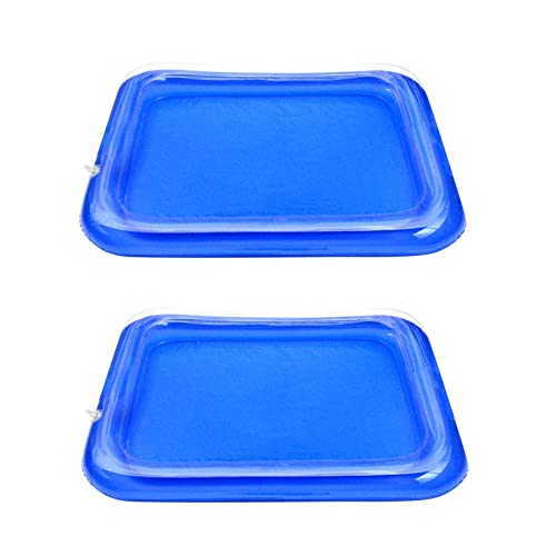 2 Stück Planschbecken mit Sandtisch | Aufblasbarer Mini-Pool für Kinder | Outdoor & Indoor Spielzeug | Sandkasten, Wasserbecken, Bällebad (40×25×7cm) – Ideal für Garten, Strand, Balkon von Generisch