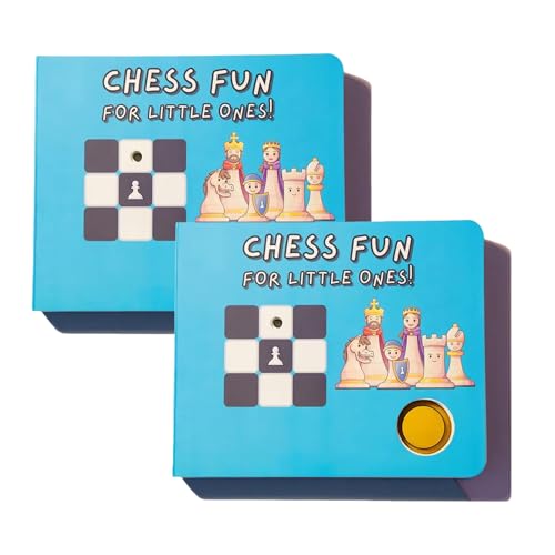 2 Stück Schachspaß Für Kinder, Interaktives Schachbuch Zur Verbesserung Der Konzentration Logisches Denken, Helle Farbe Schach Für Anfänger 1-7 Jahre Alt Mädchen Junge, Lernen, Strategie Brettspiele 2 Stück Schachspaß Für Kinder, Interaktives Schachbuch Zur Verbesserung Der Konzentration Logisches Denken, Helle Farbe Schach Für Anfänger 1-7 Jahre Alt Mädchen Junge, Lernen, Strategie Brettspiele von Generisch