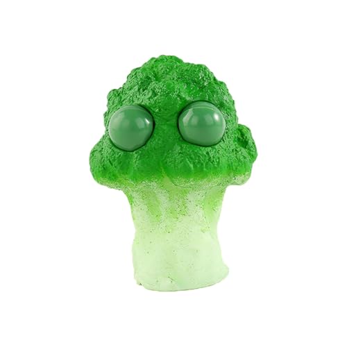 2 Stück Stress Spielzeug Gemüse Popping Out Augen Anti Stress Spielzeug, Lustige Squeeze Sensorische Toys Stressabbau Bälle, Squishy Squeeze-Spielzeug, Anti Stress für Erwachsene und Kinder (A) von Generisch