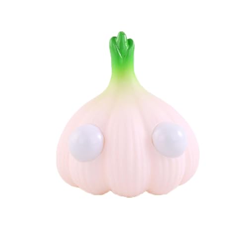 2 Stück Stress Spielzeug Gemüse Popping Out Augen Anti Stress Spielzeug, Lustige Squeeze Sensorische Toys Stressabbau Bälle, Squishy Squeeze-Spielzeug, Anti Stress für Erwachsene und Kinder (E) von Generisch