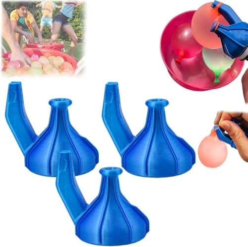 2-in-1-Wasserballon-Füllabdeckung, einfaches Befüllen von Wasserballons, selbstdichtendes Wasserballon-Werkzeug, Wasserballon-Inflator, tragbare Wasserballonpumpe für Kinder, Wasserschlachten (3 Stück 2-in-1-Wasserballon-Füllabdeckung, einfaches Befüllen von Wasserballons, selbstdichtendes Wasserballon-Werkzeug, Wasserballon-Inflator, tragbare Wasserballonpumpe für Kinder, Wasserschlachten (3 Stück von Generisch
