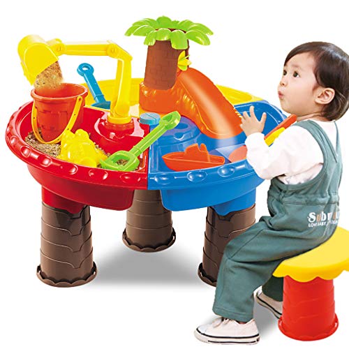 2 in 1 Wasserspieltisch und Kinder Sandkasten Set Draußen Outdoor Sommer Garten Hinterhof Strand Sand Wassertisch für Kinder Wasser Outdoor Spiel Spaten Werkzeug Spielzeug Kreatives Spielzeug 2 in 1 Wasserspieltisch und Kinder Sandkasten Set Draußen Outdoor Sommer Garten Hinterhof Strand Sand Wassertisch für Kinder Wasser Outdoor Spiel Spaten Werkzeug Spielzeug Kreatives Spielzeug von Generisch