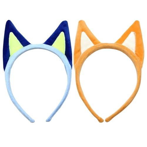 2 x gelb-blaue Welpenohren-Haarbänder für Erwachsene und Kinder, für Hunde-Motto-Party, Cosplay, Zubehör, Hundeohren 2 x gelb-blaue Welpenohren-Haarbänder für Erwachsene und Kinder, für Hunde-Motto-Party, Cosplay, Zubehör, Hundeohren von Generisch