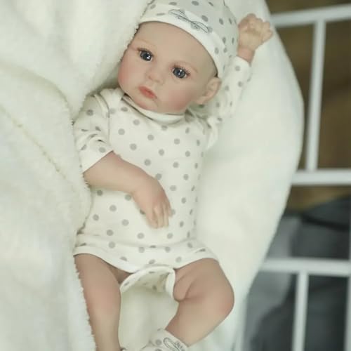 20 Zoll Reborn Puppe für Mädchen – Mit offenen Augen & weichem Stoffkörper – Kleidung wechselbar Kuschelpuppe 20 Zoll Reborn Puppe für Mädchen – Mit offenen Augen & weichem Stoffkörper – Kleidung wechselbar Kuschelpuppe von Generisch