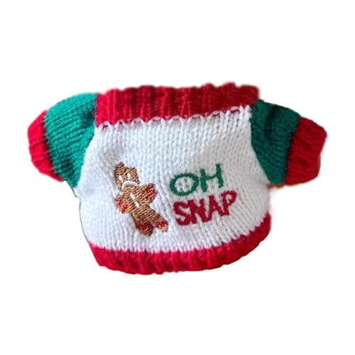 20 cm Plüschpuppen-Pullover – Weihnachtsthema Dress-Up Kleidung für Plüschpuppen, Zubehör-Set von Generisch