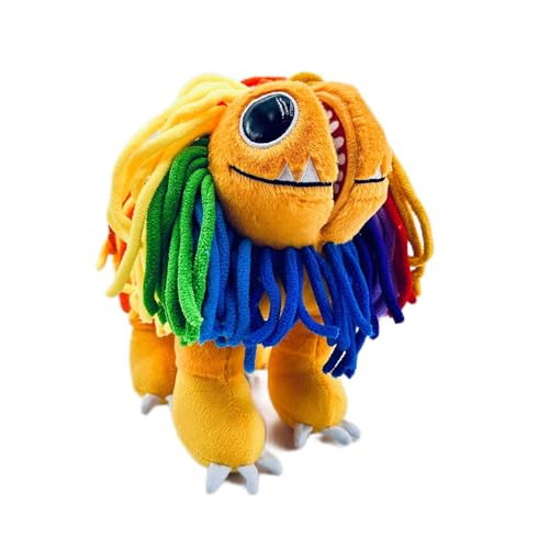 2025 Neues Smiling Critters Kapitel 4 Plüschtier, Nightmare Monster Game Pop Playtime Plüsch, Süße weiche Stofftierpuppe, Überraschungsgeschenk für Kinder von Spielefans (Exquisite Löwen) von Generisch