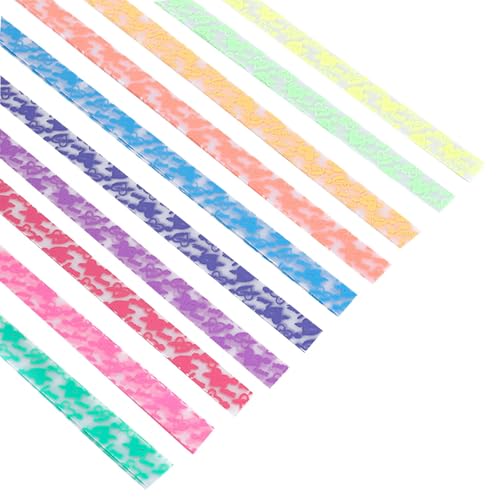 210 Blatt Leuchtpapiere Bunte Sterndekoration Faltpapier Papier Glitzerstern Papierstreifen Sterndekor Bastelpapier DIY Arts Craft Basteln für K inder Von 2 bis 5 Jahren Ostern (Hot Pink, One Size) von Generisch