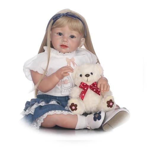 28 Zoll 70 cm Reborn Baby Süßes Mädchen Simulation Neugeborene Baby Puppen Kinder bekleidungsmodell Requisiten Spielzeug Sammle Geschenke für Kinder ab 3 Jahren von Generisch
