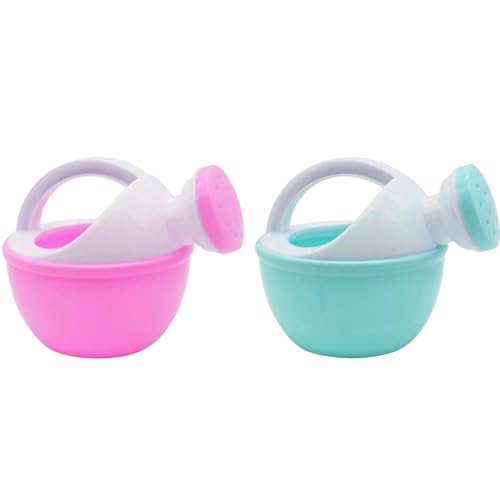 2pcs Kleine Gießkanne für Kinder, Cartoon Kindergießkanne, niedliche Sprühflasche mit Sprinkler, Kinderbadspielzeug, sandspielzeug mädchen, Schwimmbadeserve für Mädchen (zufällige Farbe) von Generisch