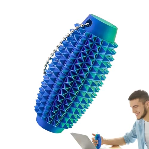 2pcs zappelnes sensorisches Spielzeug - Ovaler Schmerzstimmungsschlüsselkette - 3D -gedruckte Spiky Roller Massage Anti Stress Charme für Kinder Teenager Erwachsene Kleinkind Schulreise 2pcs zappelnes sensorisches Spielzeug - Ovaler Schmerzstimmungsschlüsselkette - 3D -gedruckte Spiky Roller Massage Anti Stress Charme für Kinder Teenager Erwachsene Kleinkind Schulreise von Generisch