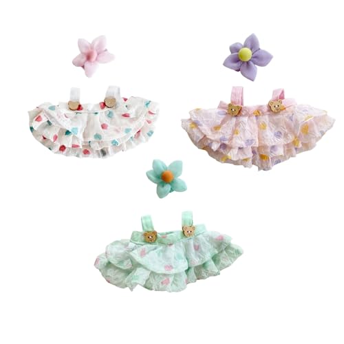 3 Stück Kleid für Puppe, Halloween Bekleidung Plüsch, Puppenkleidung für Kleidung, Zubehör für Puppe, 2025 Geeignet für alle Puppen 17 cm 3 Stück Kleid für Puppe, Halloween Bekleidung Plüsch, Puppenkleidung für Kleidung, Zubehör für Puppe, 2025 Geeignet für alle Puppen 17 cm von Generisch
