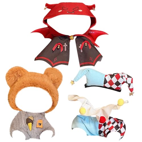 3 Stück Kleidung für Puppe, Halloween Bekleidung Plüsch, Puppenkleidung für Kleidung, Zubehör für Puppe, 2025 Geeignet für alle Puppen 17 cm 3 Stück Kleidung für Puppe, Halloween Bekleidung Plüsch, Puppenkleidung für Kleidung, Zubehör für Puppe, 2025 Geeignet für alle Puppen 17 cm von Generisch