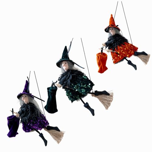 3 Stücke Halloween-Hexenkostüm mit Besentasche und Hut, Motto-Party-Zubehör, Halloween-Eigentumsset für Erwachsene, Hexenbesen 3 Stücke Halloween-Hexenkostüm mit Besentasche und Hut, Motto-Party-Zubehör, Halloween-Eigentumsset für Erwachsene, Hexenbesen von Generisch