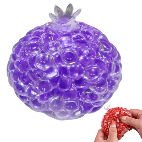 3 pc Handmade Pressure Relief Balls, Stress Relief Balls for Hands, Anxiety Relief Stress Ball Portable Shapeable Ball,Funny Anxiety Relief Gifts for Adult Mother's Day Best Gift (Purple) von Generisch