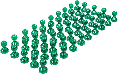 30x Kegelmagnete Whiteboard / Push Pin Magnets Farbe Grün Green Kühlschrank Magnete Whiteboard Office Map Tafelmagnete Kunststoffmagnet (Grün) von Generisch