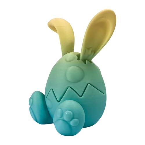 3D Bedruckte Osterhasen Eier, Osterhasen -Figuren - Festival Kaninchen -Figur - 3D -bedruckter Hasenzappwerk Spielzeug für Garten Heimtisch Schlafzimmer Wohnzimmer 3D Bedruckte Osterhasen Eier, Osterhasen -Figuren - Festival Kaninchen -Figur - 3D -bedruckter Hasenzappwerk Spielzeug für Garten Heimtisch Schlafzimmer Wohnzimmer von Generisch