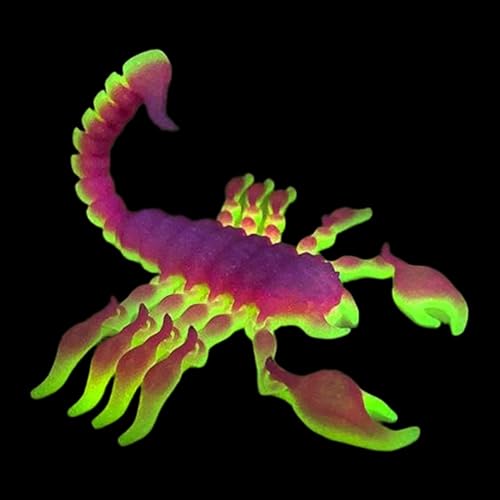 3D-Druck Skulptur,Beweglicher Artikulierter Kunstskorpion | Kinderspielzeug Für Familie Freunde Büro Schreibtisch Nachttisch Wohnzimmer Deko von Generisch