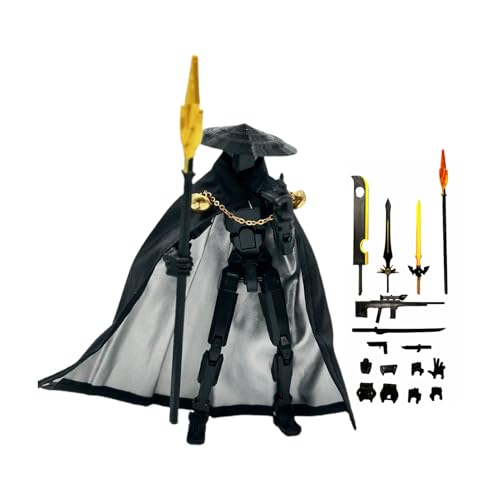3D Gedruckte Actionfigur - Flexible Spielfigur Mit Mehreren Gelenken, Bewegliche Mechanische Figur Puppe Für Kinder | Stressabbauendes Spielzeug Set Für Schreibtisch Zuhause Schule Geschenkideen von Generisch