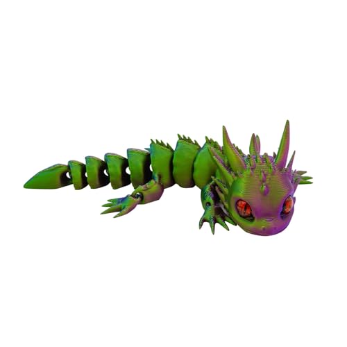 3D Gedruckter Drache 3D-Druck Drachenfigur, Spielzeug - Drachen, sehr realistisch, voll beweglich, Typ Forest Baby Dragon Erwachsene Kinder Geschenke Spielzeug 3D Gedruckter Drache 3D-Druck Drachenfigur, Spielzeug - Drachen, sehr realistisch, voll beweglich, Typ Forest Baby Dragon Erwachsene Kinder Geschenke Spielzeug von Generisch