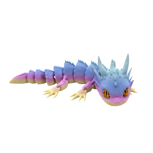 3D Gedruckter Drache 3D-Druck Drachenfigur, Spielzeug - Drachen, sehr realistisch, voll beweglich, Typ Forest Baby Dragon Erwachsene Kinder Geschenke Spielzeug 3D Gedruckter Drache 3D-Druck Drachenfigur, Spielzeug - Drachen, sehr realistisch, voll beweglich, Typ Forest Baby Dragon Erwachsene Kinder Geschenke Spielzeug von Generisch