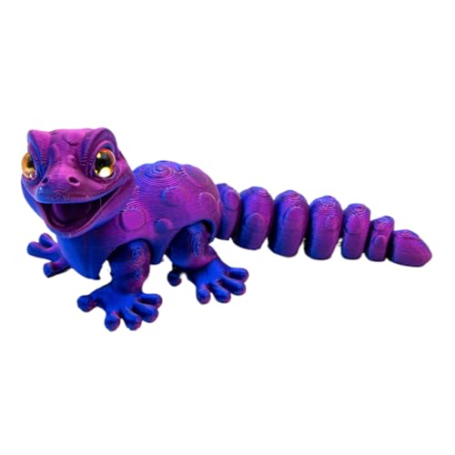 3D -Gedruckter Gecko -Figur, Artikulierter Echsenreptilien -Fidget -Spielzeug, Flexibler Schreibtisch Gecko -Spielzeug, Sicheres Und Leichtes, Farbenfrohes Design, 14x5.8x5.8 cm, Für Kinderkinder 3D -Gedruckter Gecko -Figur, Artikulierter Echsenreptilien -Fidget -Spielzeug, Flexibler Schreibtisch Gecko -Spielzeug, Sicheres Und Leichtes, Farbenfrohes Design, 14x5.8x5.8 cm, Für Kinderkinder von Generisch